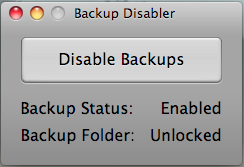 Desactiva backups en el iPhone