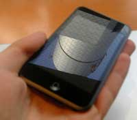 iPod Touch con el reflejo del 109