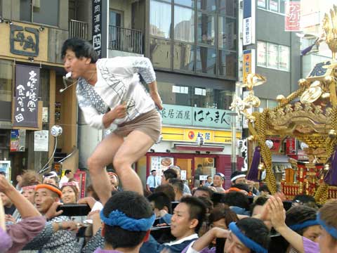 Omikoshi en Minato-ku