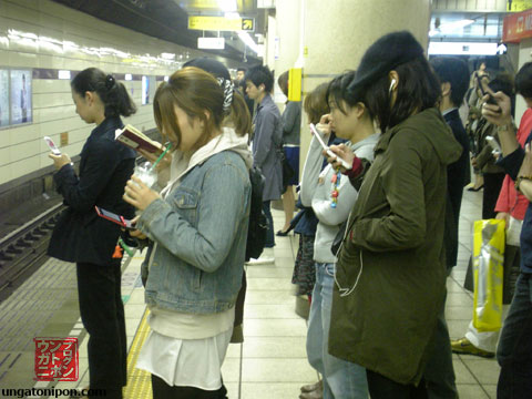 Móviles en el Metro