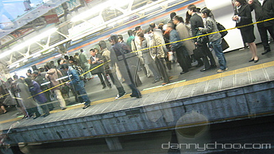 Triste suicidio en la Yamanote sen