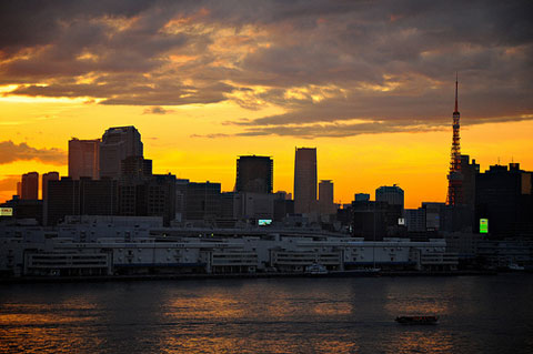 Puesta de Sol en Tokio