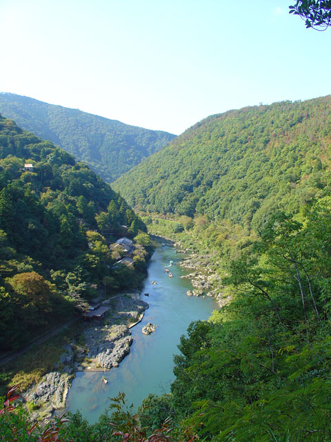 Vista desde Arashiyama