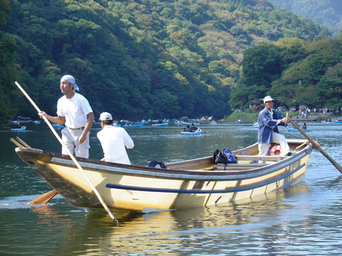 Bote de Arashiyama