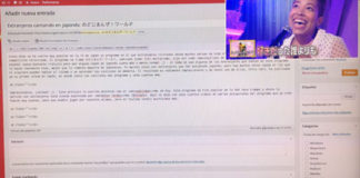 Escribiendo con el programa de TV