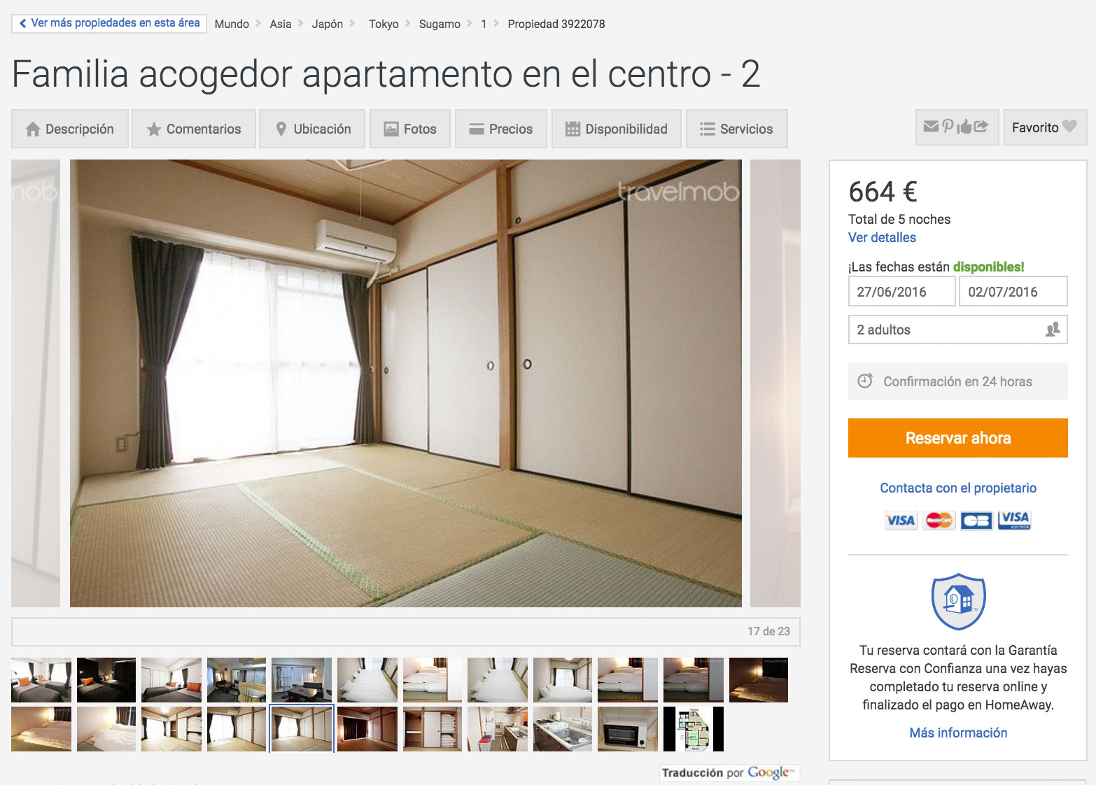 Apartamento con habitación de Tatami en Tokio