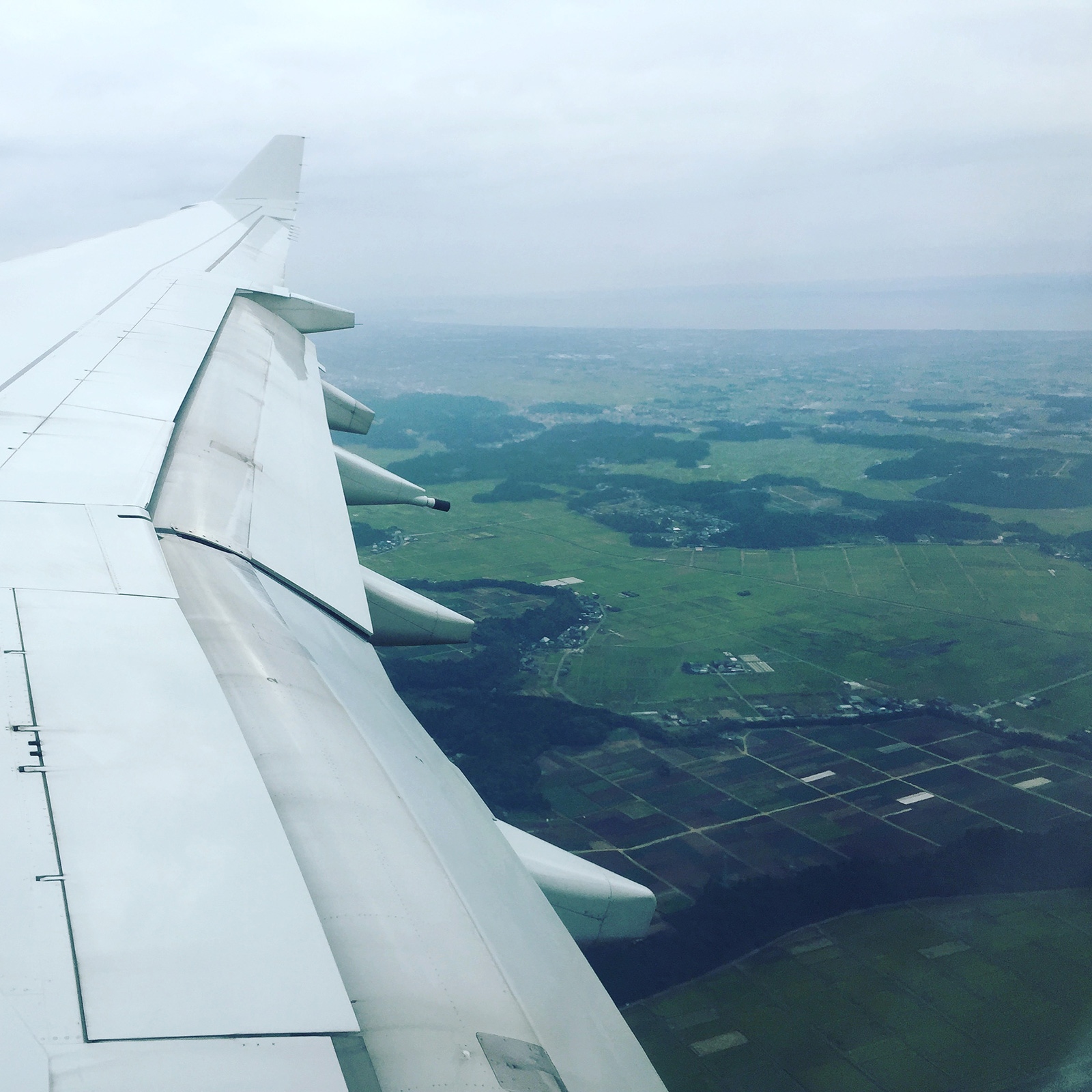 A340 de Iberia aterrizando en Japón