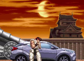 Anuncio de Toyota con el Street Fighter II