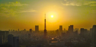 Foto de Tokio desde el World Trade Center de Hamamatsucho, hecha con un iPhone 4S