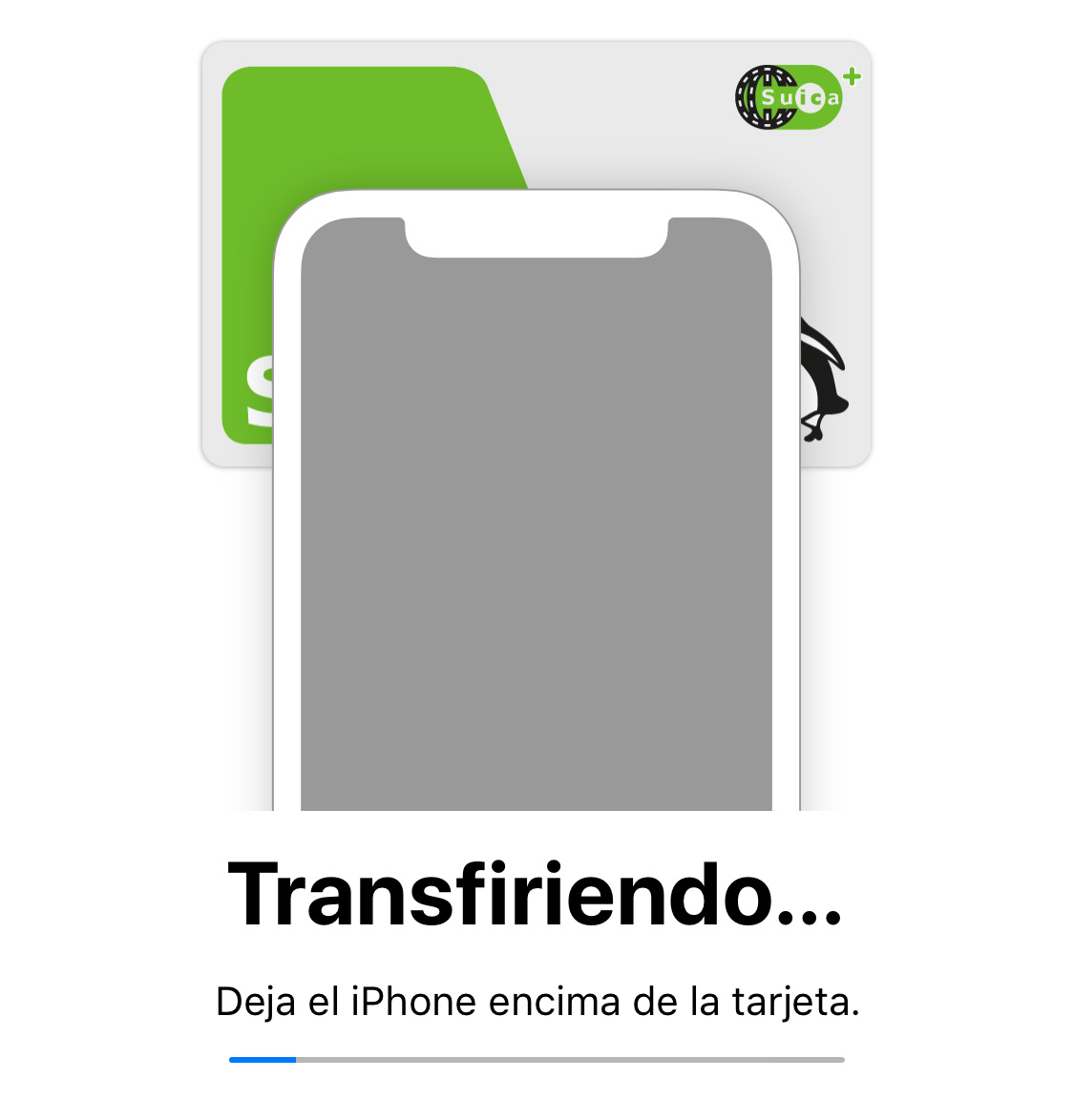 Pasando la Suica al iPhone en la App de Wallet