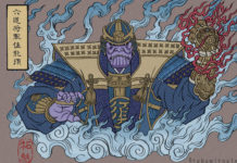Ukiyo-e de Thanos