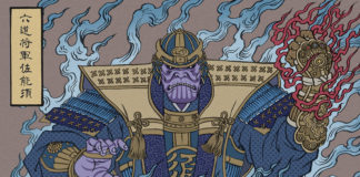 Ukiyo-e de Thanos