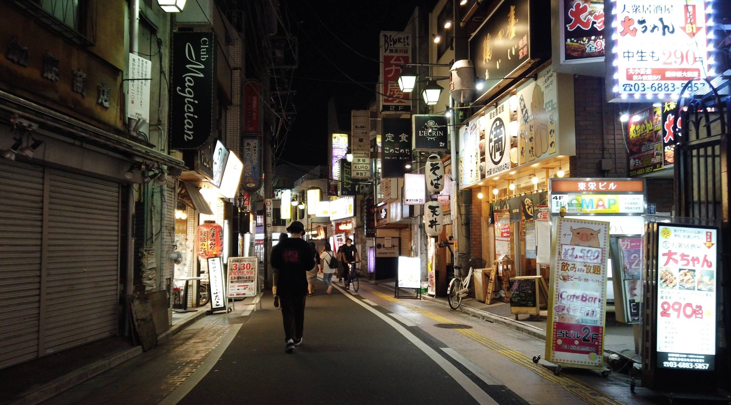 Paseando por Sakae Dori en Takadanobaba