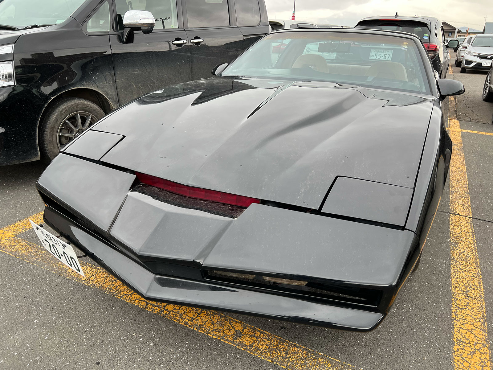 KITT (Knight Industries Two Thousand) que encontré en Kitami, Hokkaido, Japón