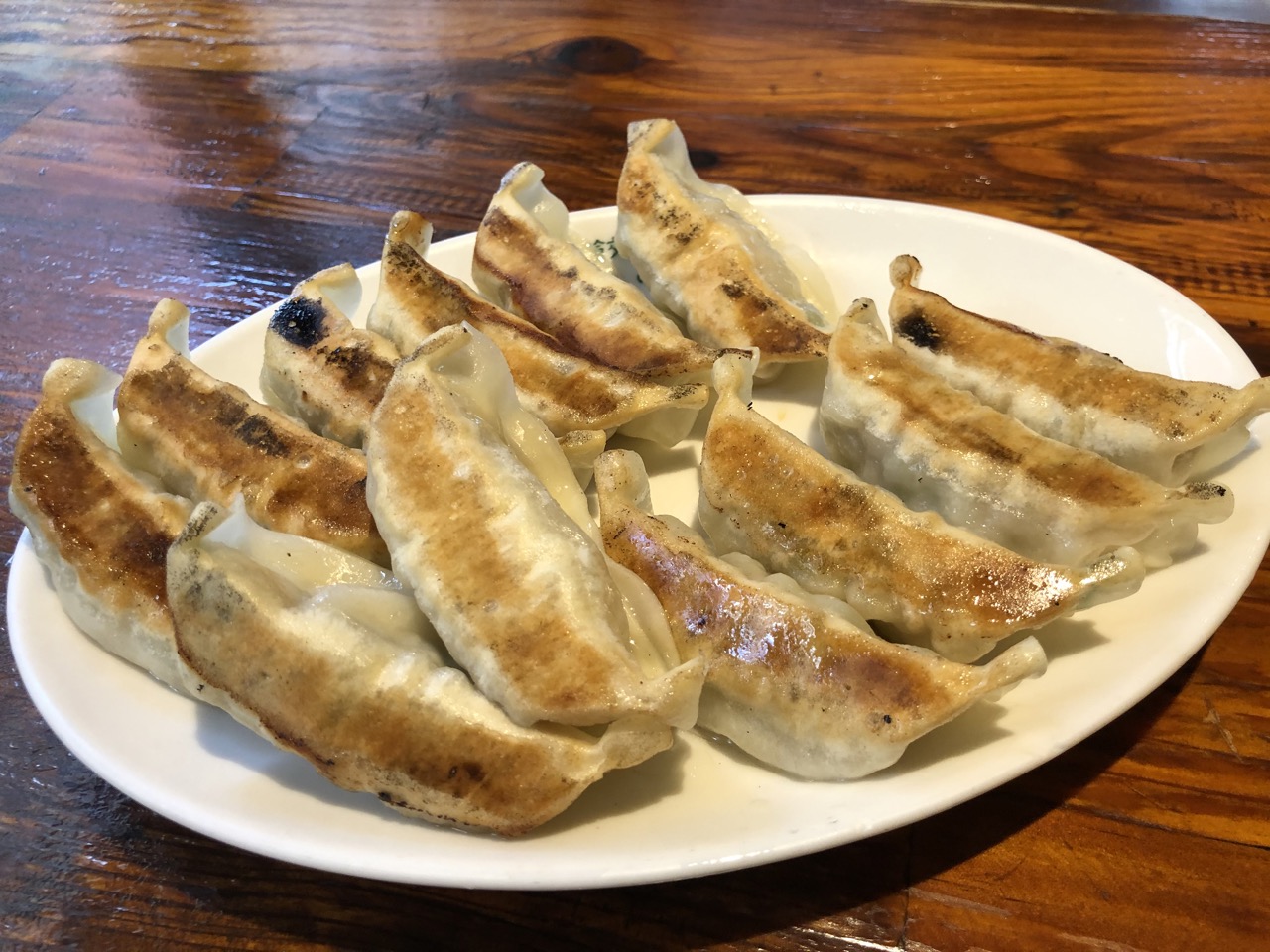 Gyozas del Gyozaro en Harajuku, Tokio